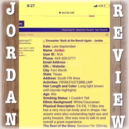Escort/Massage/S&M Jamie Jo / Jordan in Fort Worth, TX